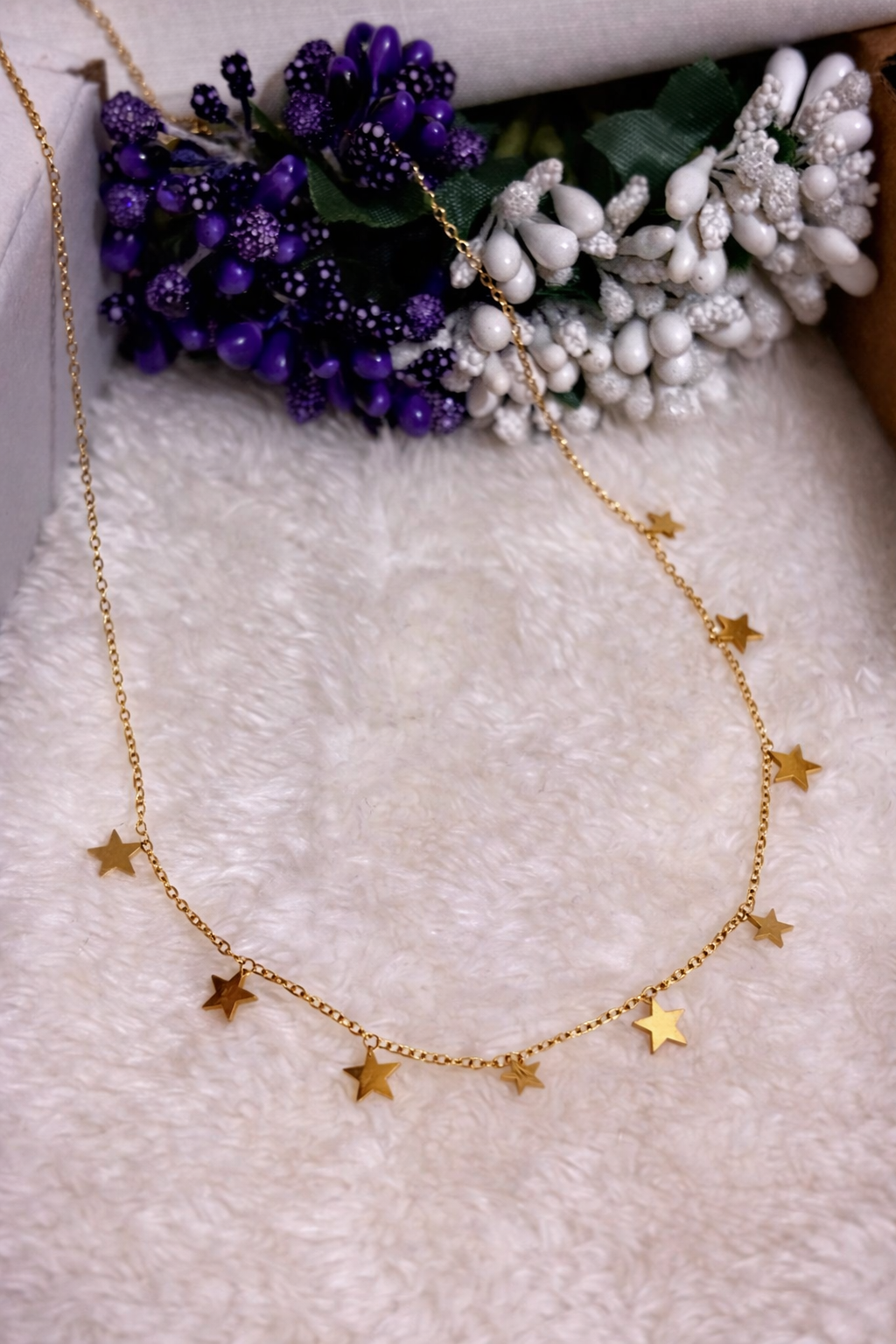 Minimal Star Charm Gold-Tone Necklace