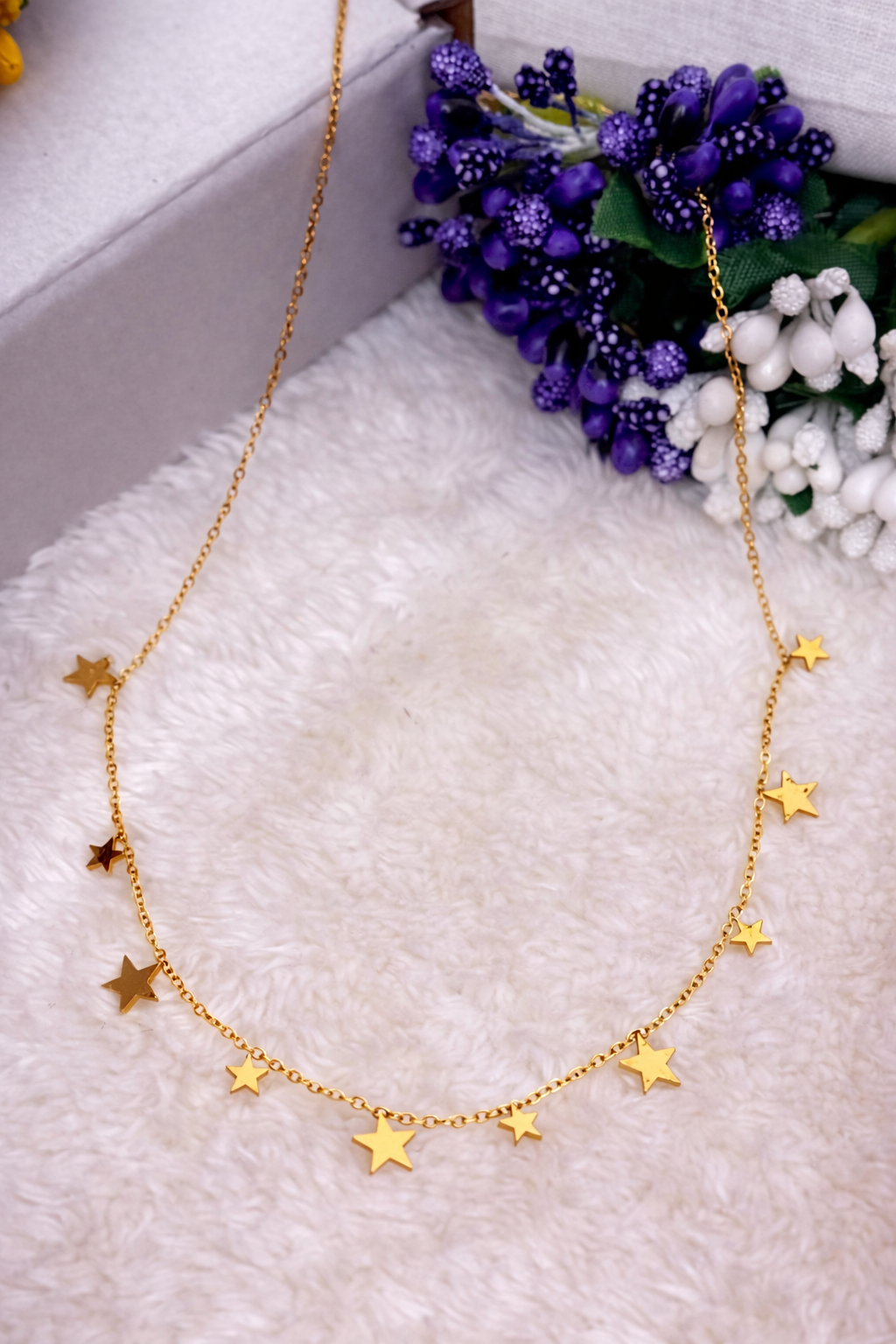 Minimal Star Charm Gold-Tone Necklace